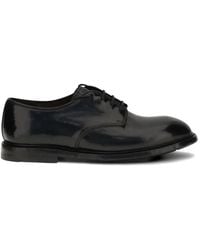 Premiata - Polished-Finish Derby Shoes - Lyst