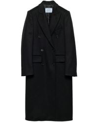 Prada - Peak-Lapels Coat - Lyst