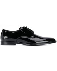 Dolce & Gabbana - Derby Glossy Lux Shoes - Lyst
