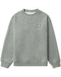 Maison Kitsuné - Sweater Met Bold Fox Head-Patch - Lyst