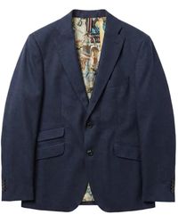 ABSEITS - Graphic-Lining Single-Breasted Blazer - Lyst