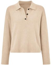 Arlo Mott - Berry Polo-Collar Sweater - Lyst