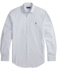 Polo Ralph Lauren - Plaid Embroidered Poplin Shirt - Lyst