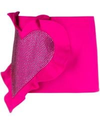 Area - Heart Ruffle Mini Skirt - Lyst