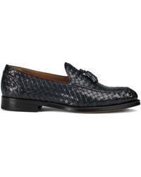 Doucal's - Woven Leather Loafers - Lyst