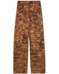 Momoní - Aguila Printed Jacquard Flared Trousers - Lyst