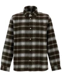 Les Deux - Check-Pattern Flannel Shirt - Lyst