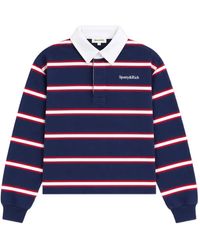 Sporty & Rich - Blondie Serif Striped Polo Shirt - Lyst