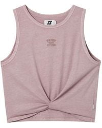 Izzue - Knot Tank Top - Lyst