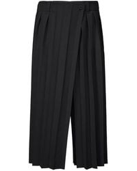 Homme Plissé Issey Miyake - Edge Emsemble Pleated Wrapped-Design Trousers - Lyst