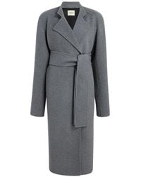 KHAITE - Deena Wool Long Coat - Lyst