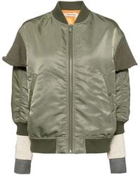 Undercover - Layered Zip-Up Bomber Jacket - Lyst