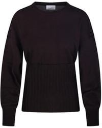 Nude - Ribbed-Panel Sweater - Lyst