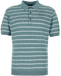 Paul & Shark - Striped-Detail Polo Shirt - Lyst