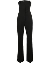 Moschino - Strapless Straight-Leg Jumpsuit - Lyst