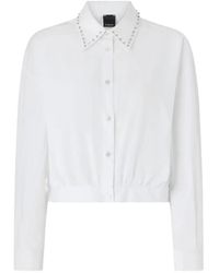 Pinko - Studded Collar Shirt - Lyst