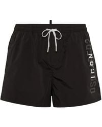 DSquared² - Icon-Print Swim Shorts - Lyst