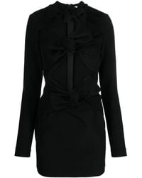MSGM - ノットディテール カットアウト ミニドレス - Lyst