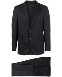 Tagliatore - Single-Breasted Three-Piece Suit - Lyst