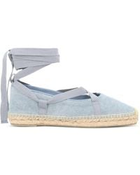Castañer - Baby Ovine Leather Organic Cotton Flats - Lyst