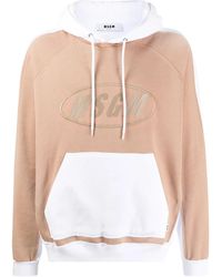 MSGM - Hooded Sweatshirt - Lyst