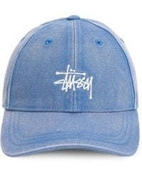 Stussy - Logo Baseball Cap - Lyst