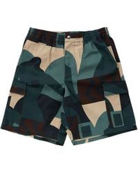 by Parra - Cargo-Shorts mit abstraktem Print - Lyst
