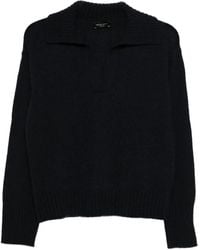 Roberto Collina - Wool Polo Top - Lyst
