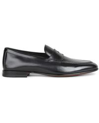 Santoni - Penny-Loafer Aus Leder - Lyst