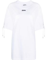 Jean Paul Gaultier - T-shirt lacé à imprimé JPG - Lyst
