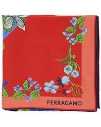 Ferragamo - Sciarpa A Fiori - Lyst