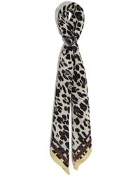 Bimba Y Lola - Leopard-Print Scarf Bag Charm - Lyst