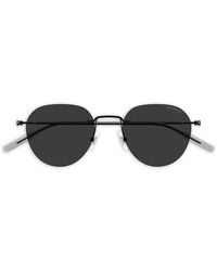 Montblanc - Round-Frame Sunglasses - Lyst