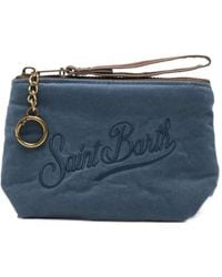 MC2 Saint Barth - Mini Aline Embroidered Wallet - Lyst