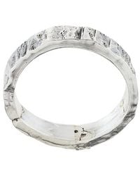 Emanuele Bicocchi - Hammered Band Ring - Lyst