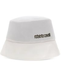 Roberto Cavalli - Cappello Bucket Con Logo Ricamato - Lyst