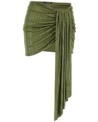 VENUJA - Rhinestone-Embellished Skirt - Lyst