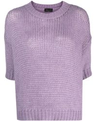 Roberto Collina - Wool-blend Knitted T-shirt - Lyst