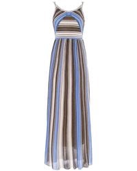 Nenette - Tyrrel Striped Maxi Dress - Lyst