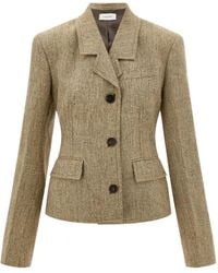 Ferragamo - Einreihiges Sakko Mit Klappentaschen - Lyst