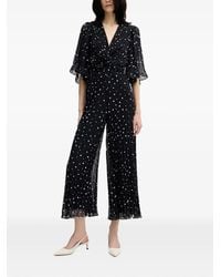 Joseph Ribkoff - Polka-Dot Pleated Jumpsuit - Lyst