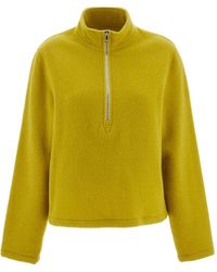 Rier - Fleece Half-Zip Wool Sweater - Lyst