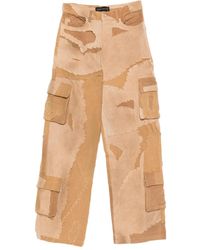 Who Decides War - Jeans Met Patchwork En Knopen - Lyst