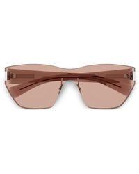 Saint Laurent - Occhiali Da Sole Con Montatura A Giorno - Lyst