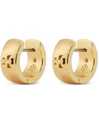 Tory Burch - Icon Huggie Earrings - Lyst
