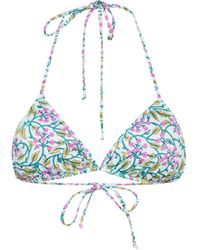 Mc2 Saint Barth - Leah Triangle Bikini Top - Lyst