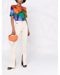 Philipp Plein - Vaqueros De Talle Alto Acampanados - Lyst