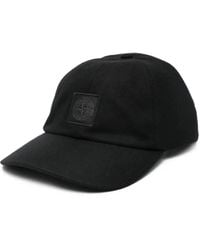 Stone Island - Cappello Da Baseball Con Placca Logo - Lyst