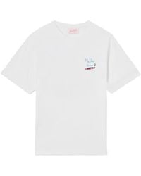 MC2 Saint Barth - Emilie T-Shirt With Me La Tiro Embroidery - Lyst