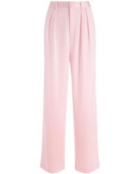 Alice + Olivia - Pompey Pleat-detail High-waist Trousers - Lyst